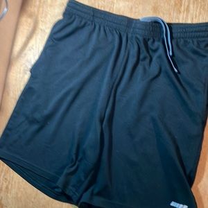 Black men running shorts